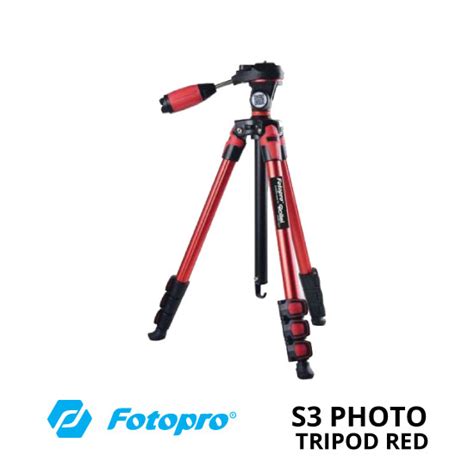 Fotopro S3 Photo Tripod Red Harga Terbaik