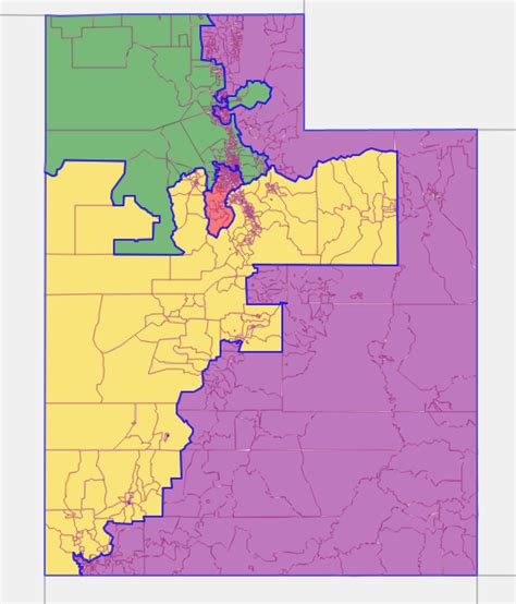 Map : Utah, but it's gerrymandered against Democrats - Infographic.tv ...