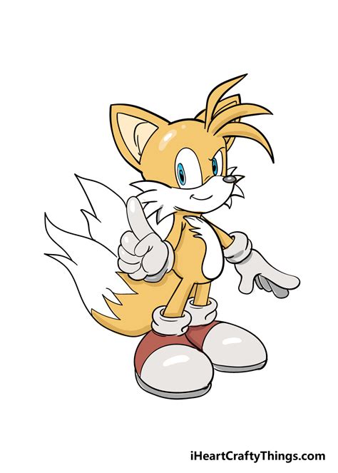 Tails Drawing - How To Draw Tails Step By Step