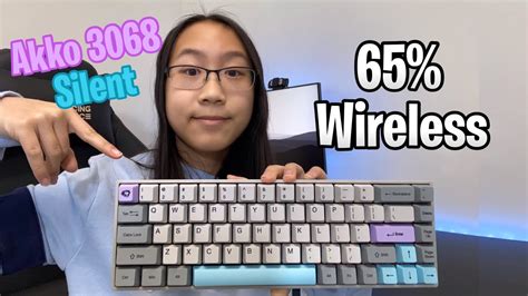 Akko 3068 Silent 65% Mechanical Keyboard Review and Unboxing - YouTube