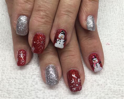 Snowman nails | Snowman nails, Christmas nails acrylic, Snowman nail art