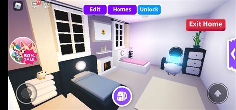 Finally finished 🙌 a twin teen bedroom :) : r/adoptmeroblox