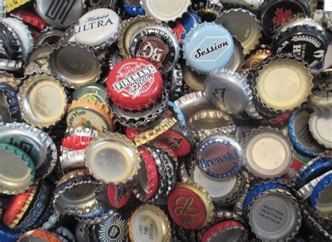 How to make a table with beer bottle caps