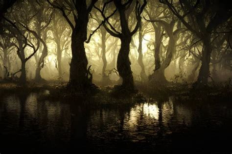 Scary swamp Stock Photos, Royalty Free Scary swamp Images | Depositphotos