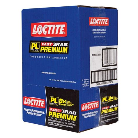 Loctite PL Premium Fast Grab 10 fl. oz. Polyurethane Construction ...