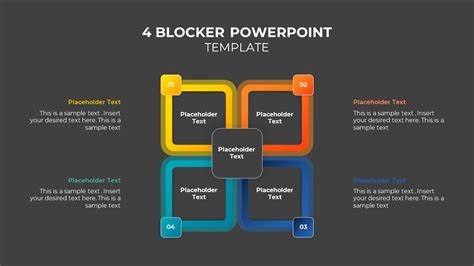 Four Blocker Template - SlideBazaar