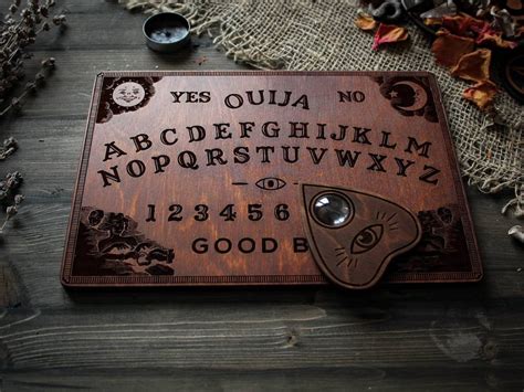 Ouija board classic spirit board Ouija planchette wooden | Etsy