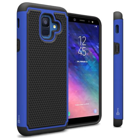 CoverON Samsung Galaxy A6 2018 Case, HexaGuard Series Hard Phone Cover ...