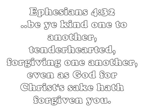 Christian Images In My Treasure Box: Bible Verses Out Of Ephesians - Bubble Letters