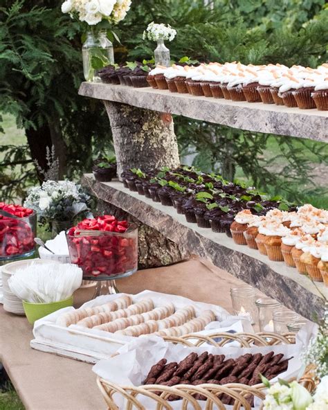 26 Inspiring Chic Wedding Food & Dessert Table Display Ideas ...