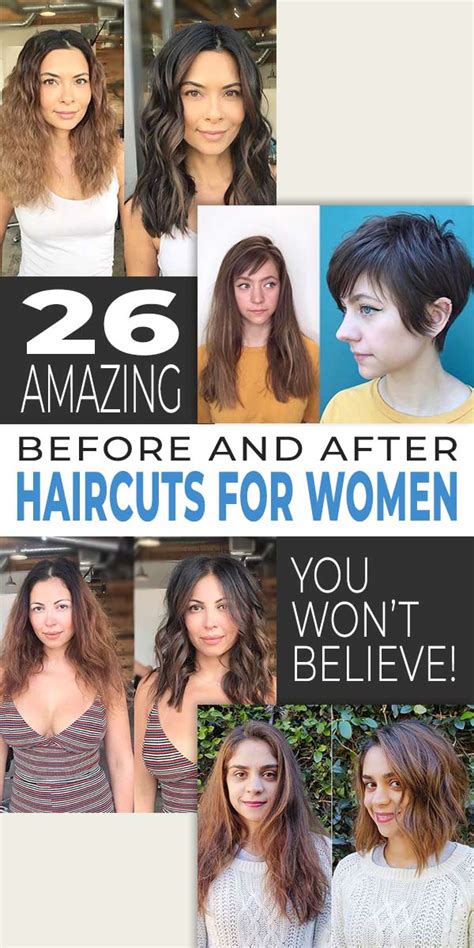 26 Amazing Before and After Haircuts for Women, You Won’t Believe! • OhMeOhMy Blog