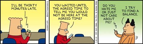 Boss Is Late - Dilbert Comic Strip on 2022-09-28 : r/dilbert