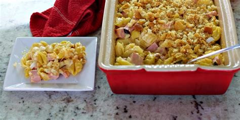 Mac and Cheese Ham Casserole | Homemade Food Junkie