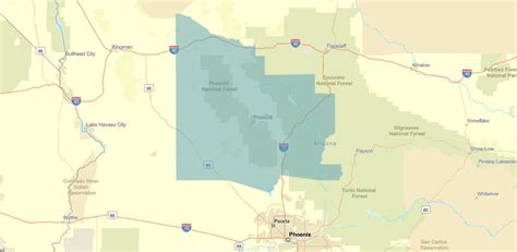 Yavapai County Map