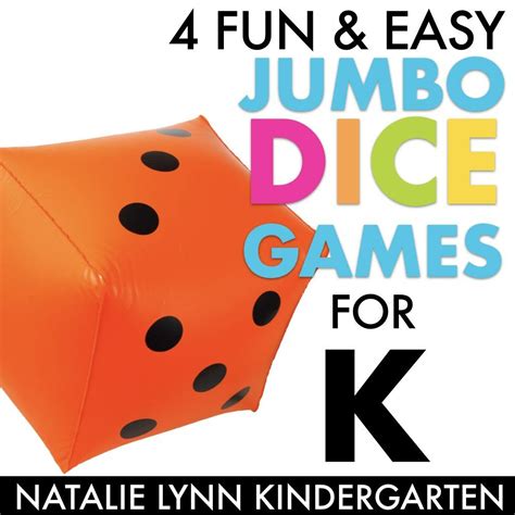 4 Kindergarten Whole Group Math Games that Use Jumbo Dice - Natalie Lynn Kindergarten