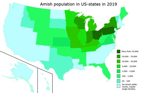 List of U.S. states by Amish population - Wikipedia