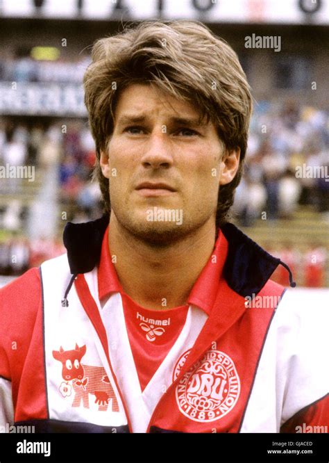 MICHAEL LAUDRUP Danish professional football player in Barcelona 1990 ...