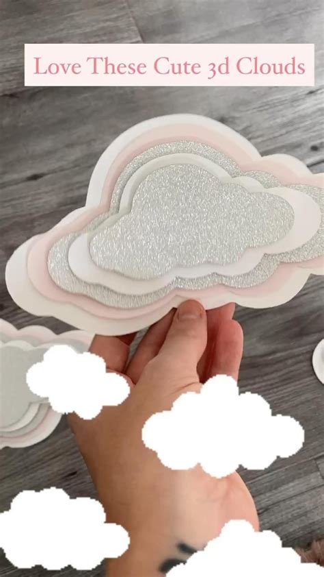 3d Clouds [Video] | Diy paper crafts decoration, Handmade flowers paper, Flower diy crafts