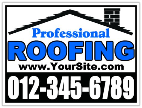 Roof Repair Signs - Roofing Company Sign