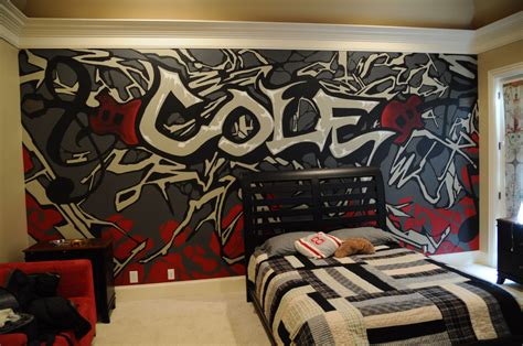 A mural that I did for a teenage boy's room. | My Artwork | Pinterest | Room, Bedrooms and Room ...