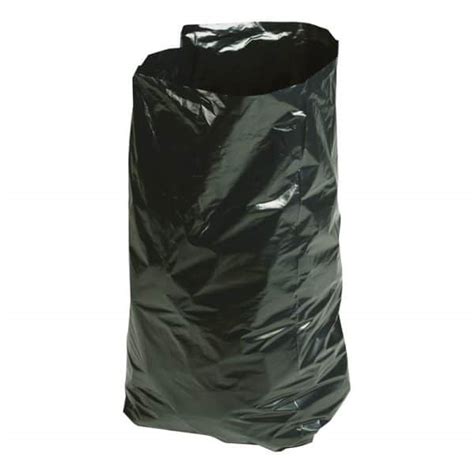 Heavy Duty Black Bin Bags - 80 Litre - Pack of 100 - Bulk Bru