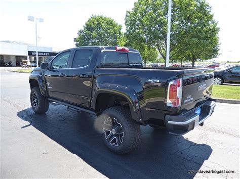 New 2017 GMC Canyon Black Widow Lifted Truck 4D Crew Cab in Troy # ...