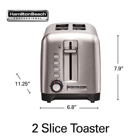 Hamilton Beach® Professional 2 Slice Toaster - 22990 | HamiltonBeach.com