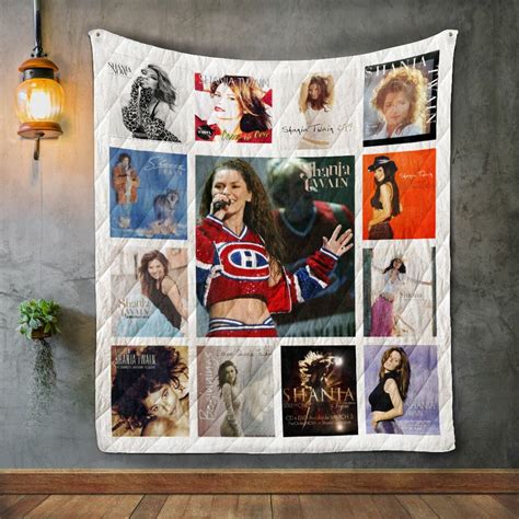 Shania Twain Album Covers Quilt Blanket - Dreamrooma