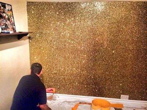 How To Get A Rose Gold Glitter Paint Color For The Wall - Rust-Oleum ...