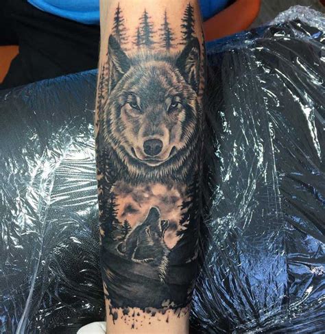 Top 71 Best Howling Wolf Tattoo Ideas - [2021 Inspiration Guide]