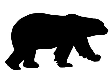 Animal Silhouette, Silhouette Clip Art | Animal silhouette, Bear ...