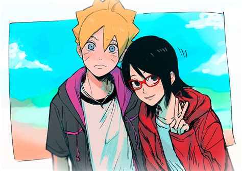 Boruto and Sarada - Boruto club Fan Art (42973617) - Fanpop