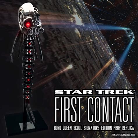 Assimilate this shiny new Borg Queen Replica Skull from ‘Star Trek ...