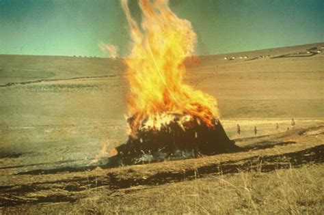 Building and Burning of Initiation Huts