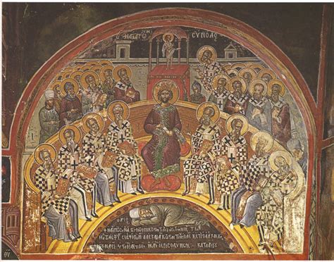 First Council of Nicaea, First Half of 16th century posters & prints by Theophanes Strelitzas