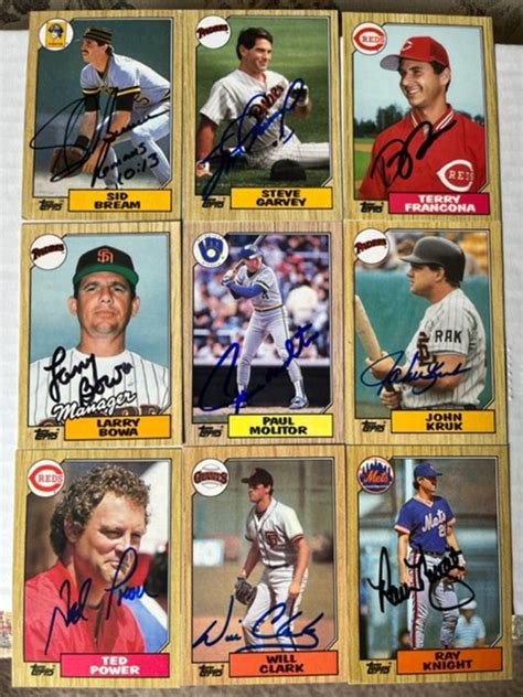 Popularity of 1987 Topps Baseball set leads to interesting TTM project ...