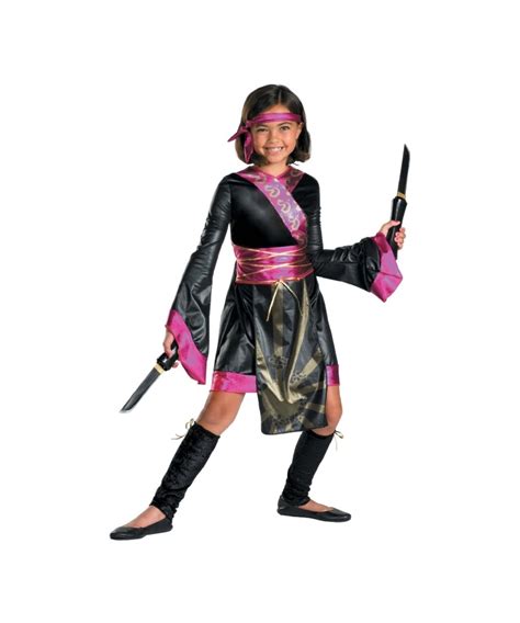 Dragon Ninja Kids Costume - Girl Halloween Costumes