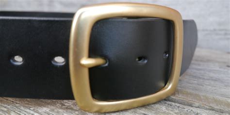 2 inch wide men's leather belt 120g solid brass centrebar buckle Australian made | eBay