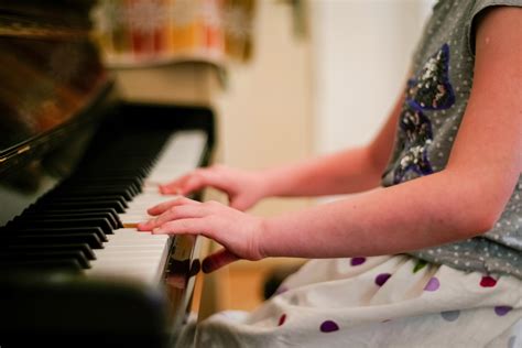 Child Playing Piano Royalty-Free Stock Photo