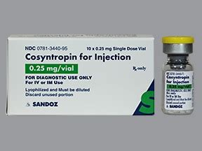 Cortrosyn, Synthetic ACTH (cosyntropin) dosing, indications ...