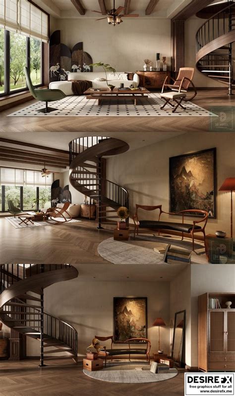 Desire FX 3d models | Living Room Interior – 3D Scene