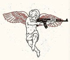 Angel Gun Tattoo