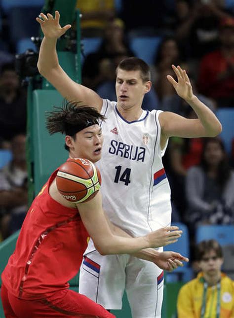 Serbia beats China 94-60, advances in men's basketball