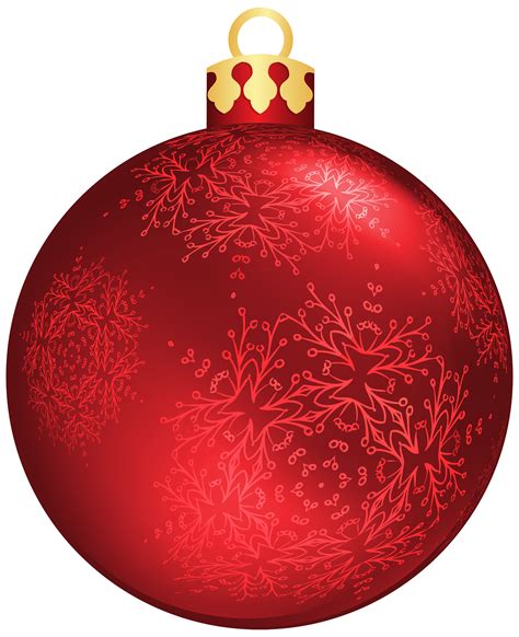 Red Christmas Ball PNG Clipart - Best WEB Clipart