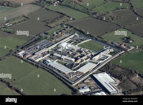 Aerial view of Long Lartin High Security Prison near Evesham in Worcestershire Stock Photo - Alamy