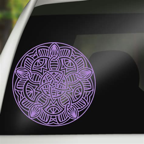 Irish Celtic Mandala Decal Celtic Decal - Etsy