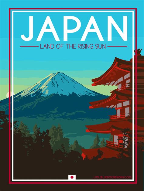 Japan Mt Fuji - Vintage #travel Poster | Vintage travel posters, Travel posters, Retro travel poster