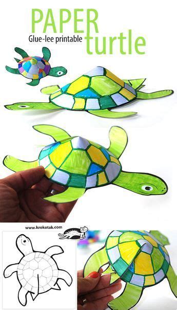 Printable Turtle Craft Template