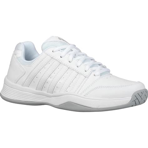 K-Swiss Womens Court Smash Tennis Shoes - White/Highrise - Tennisnuts.com