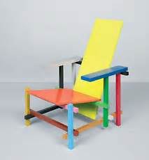 New De Stijl Gerrit Rietveld Van Doesburg chairs